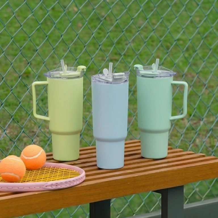 Toony Tumbler with Handle & 2-Way Sip Straw Lid - 1800 mL