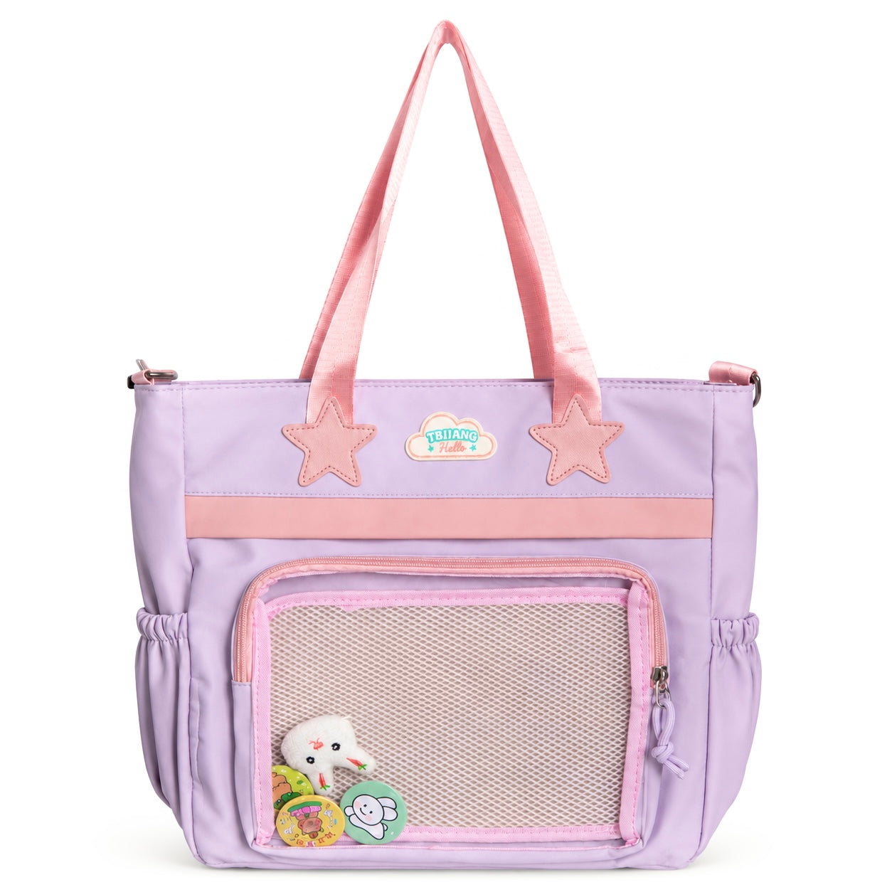 Kawaii Pastel Tote College Bag | Cute Shoulder Bag