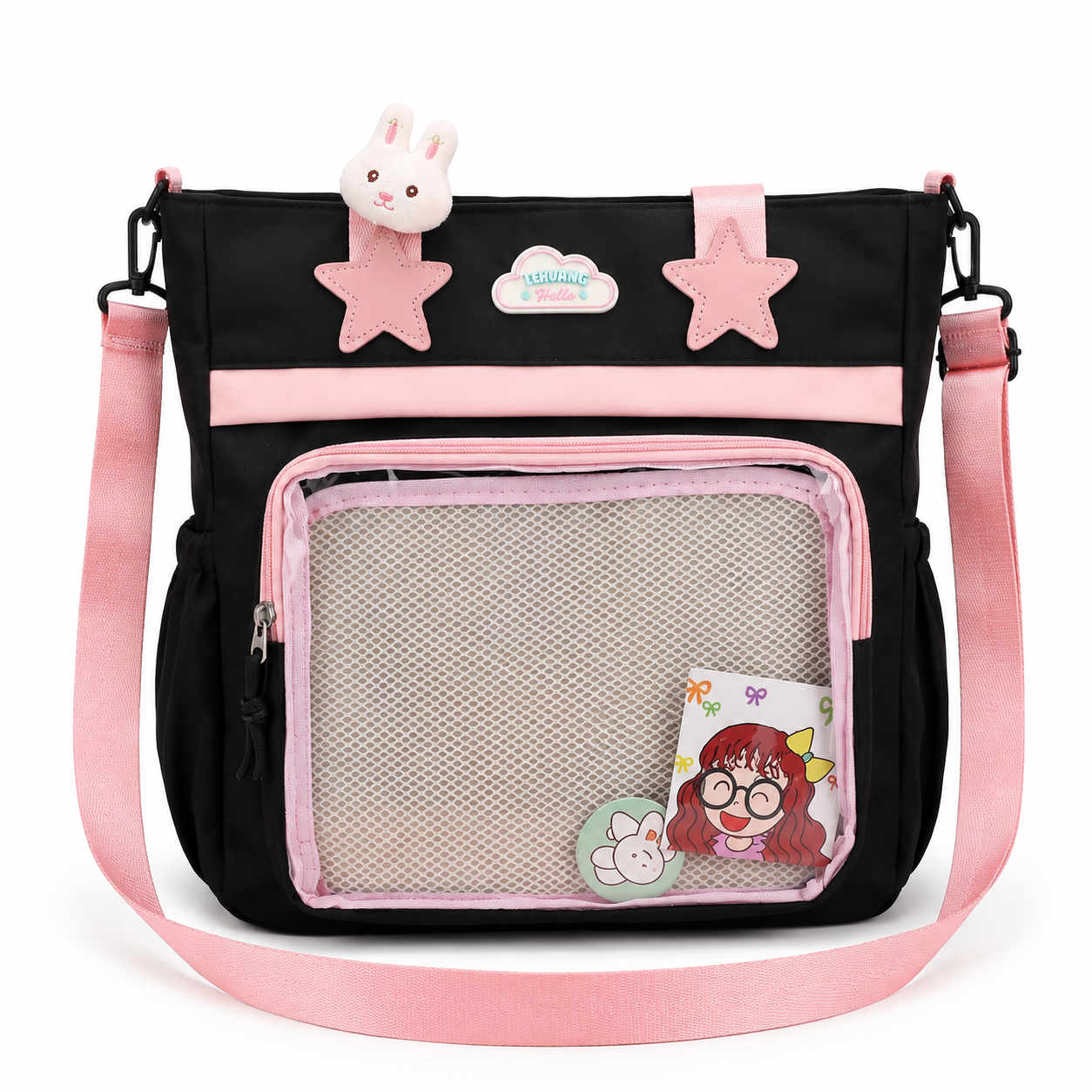 Kawaii Pastel Tote College Bag | Cute Shoulder Bag