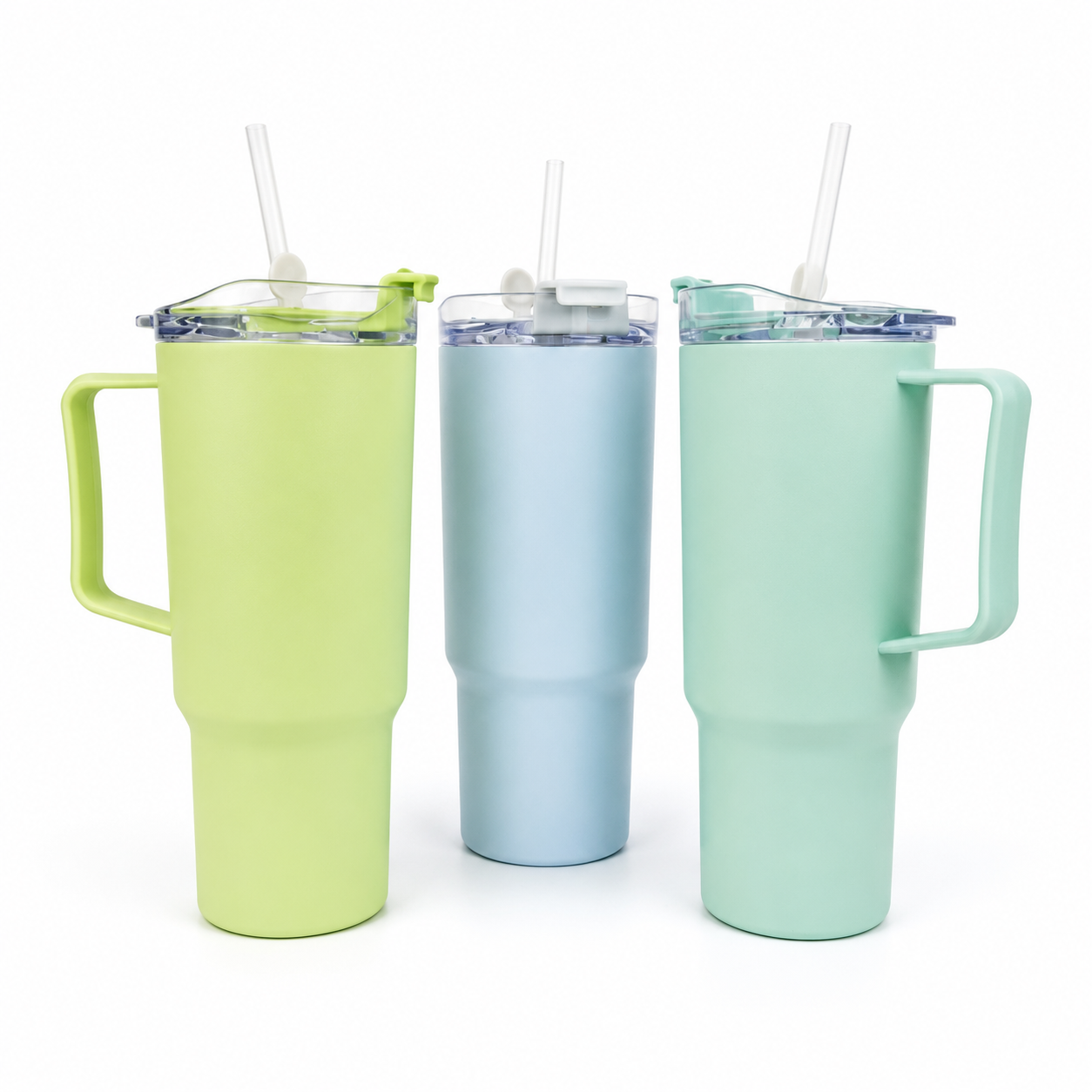 Toony Tumbler with Handle & 2-Way Sip Straw Lid - 1800 mL
