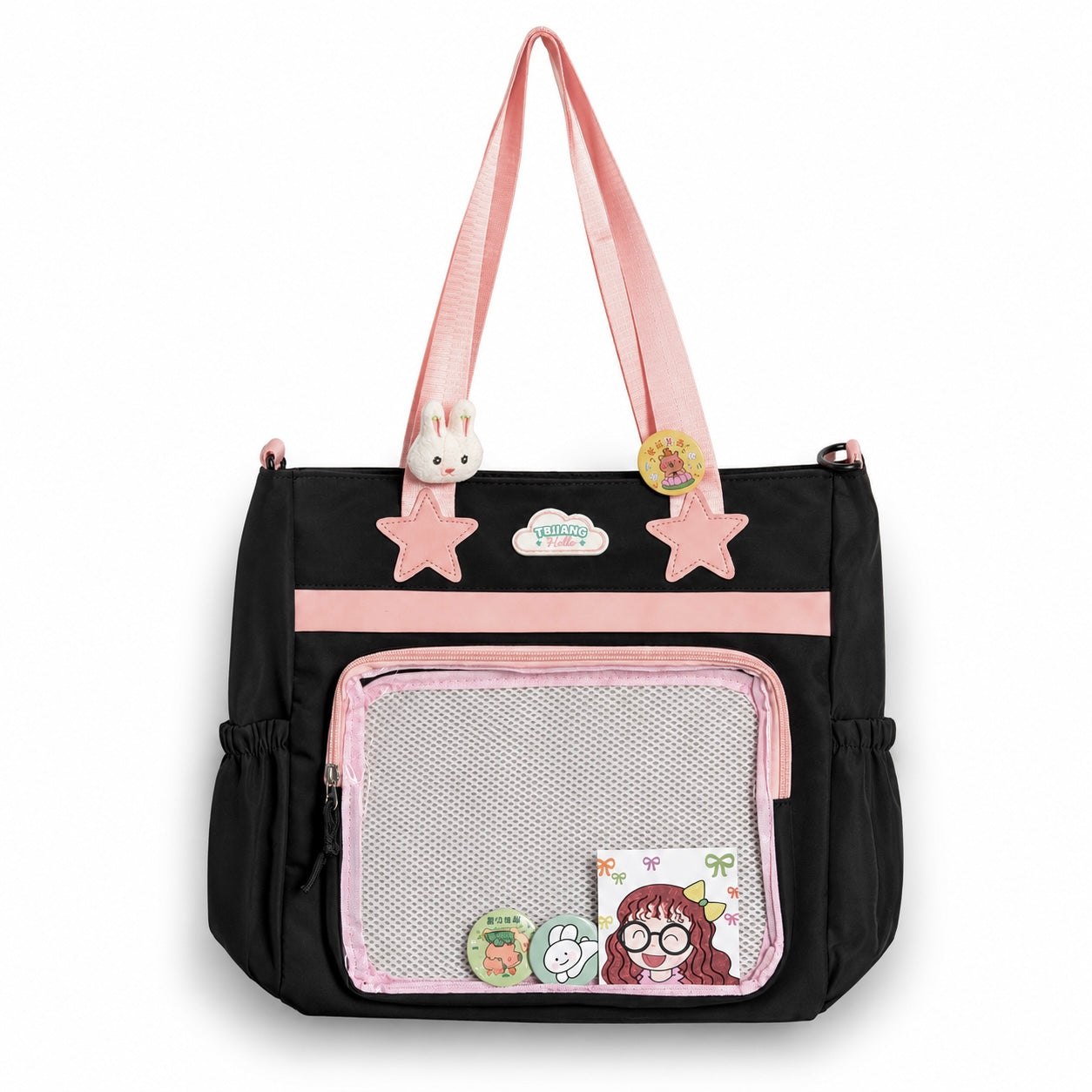 Kawaii Pastel Tote College Bag | Cute Shoulder Bag