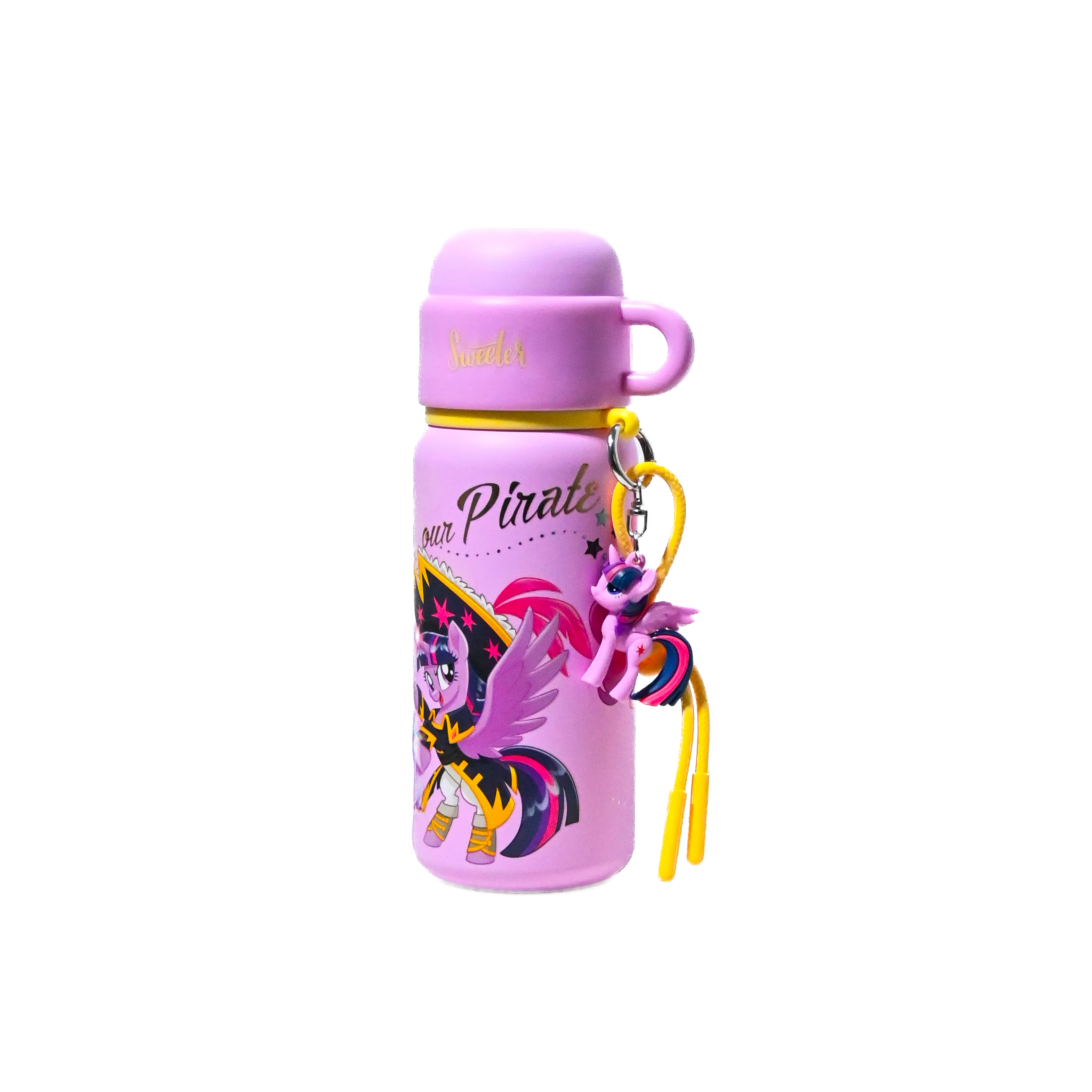 My Little Pony Pirate Stainless Steel Water Bottle with Cup Cap (500 ml)