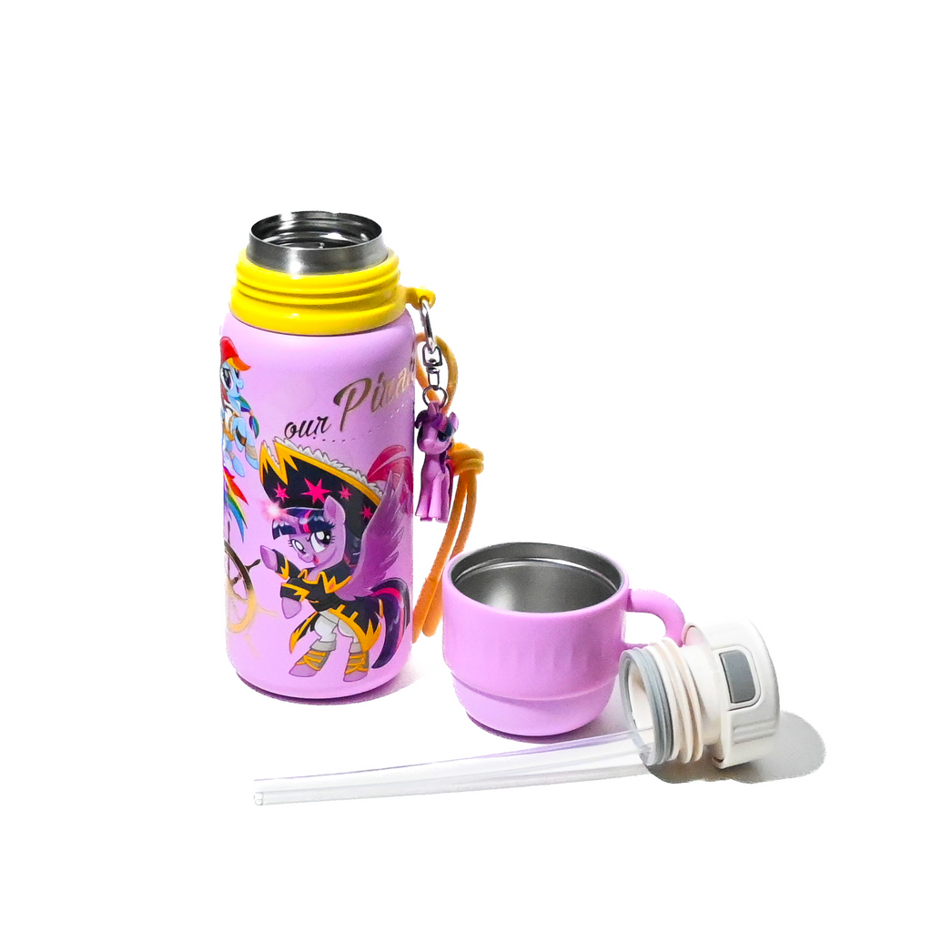 My Little Pony Pirate Stainless Steel Water Bottle with Cup Cap (500 ml)