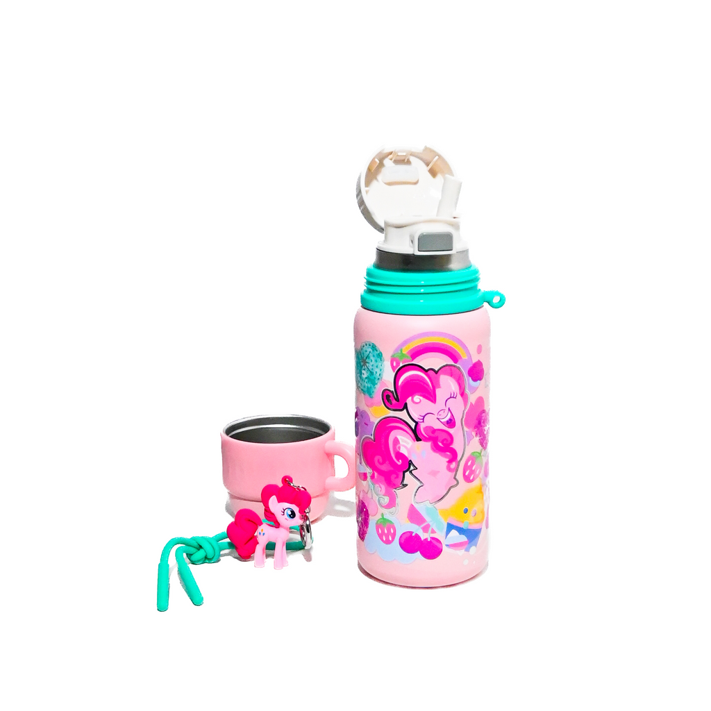 My Little Pony Pirate Stainless Steel Water Bottle with Cup Cap (500 ml)