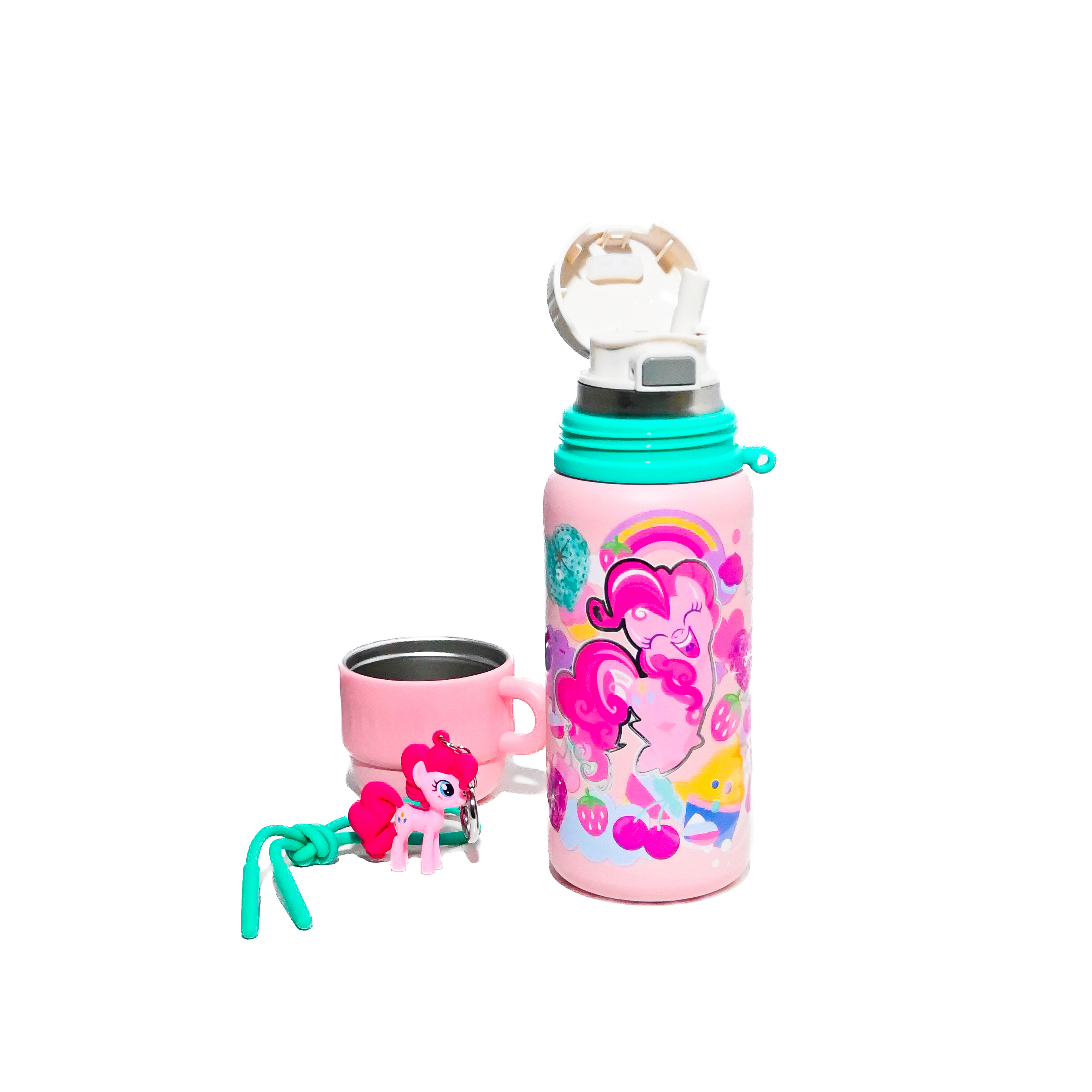 My Little Pony Pirate Stainless Steel Water Bottle with Cup Cap (500 ml)