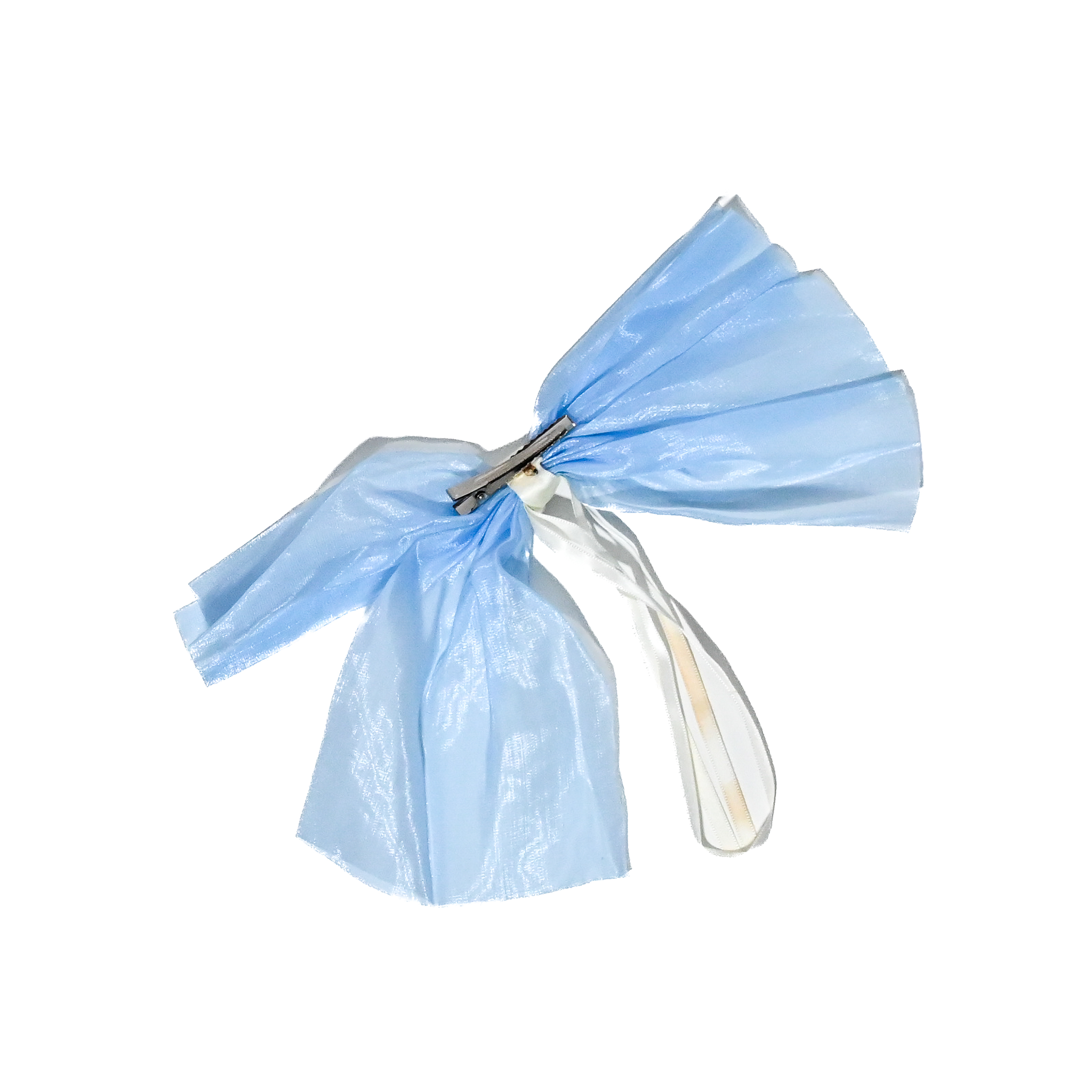 Sheer Bow Hair Clip – Assorted Colours