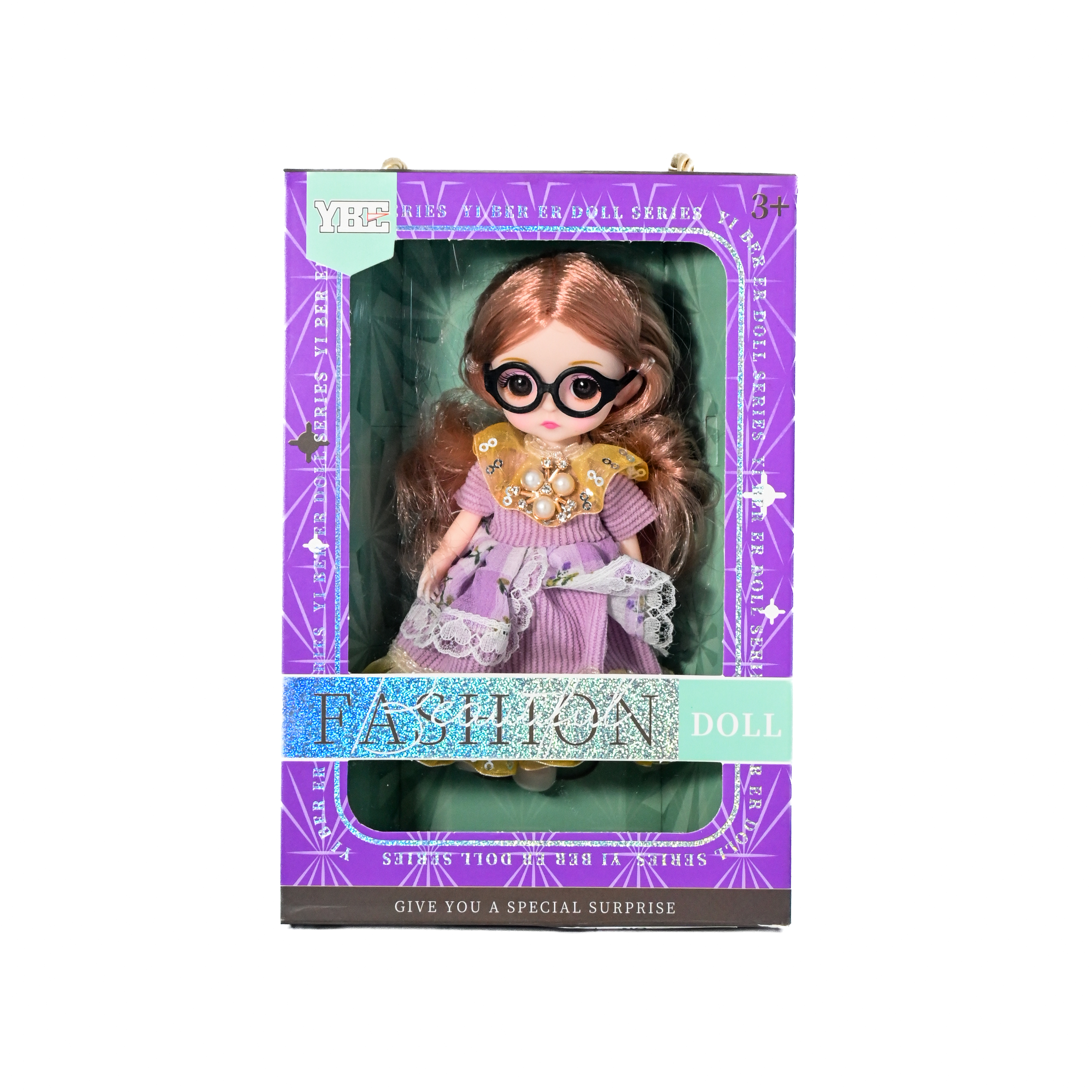 Fashion Girls Premium Doll with Movable Joints – 18-20cm Cute Dress-Up Doll (Gift Box Pack)