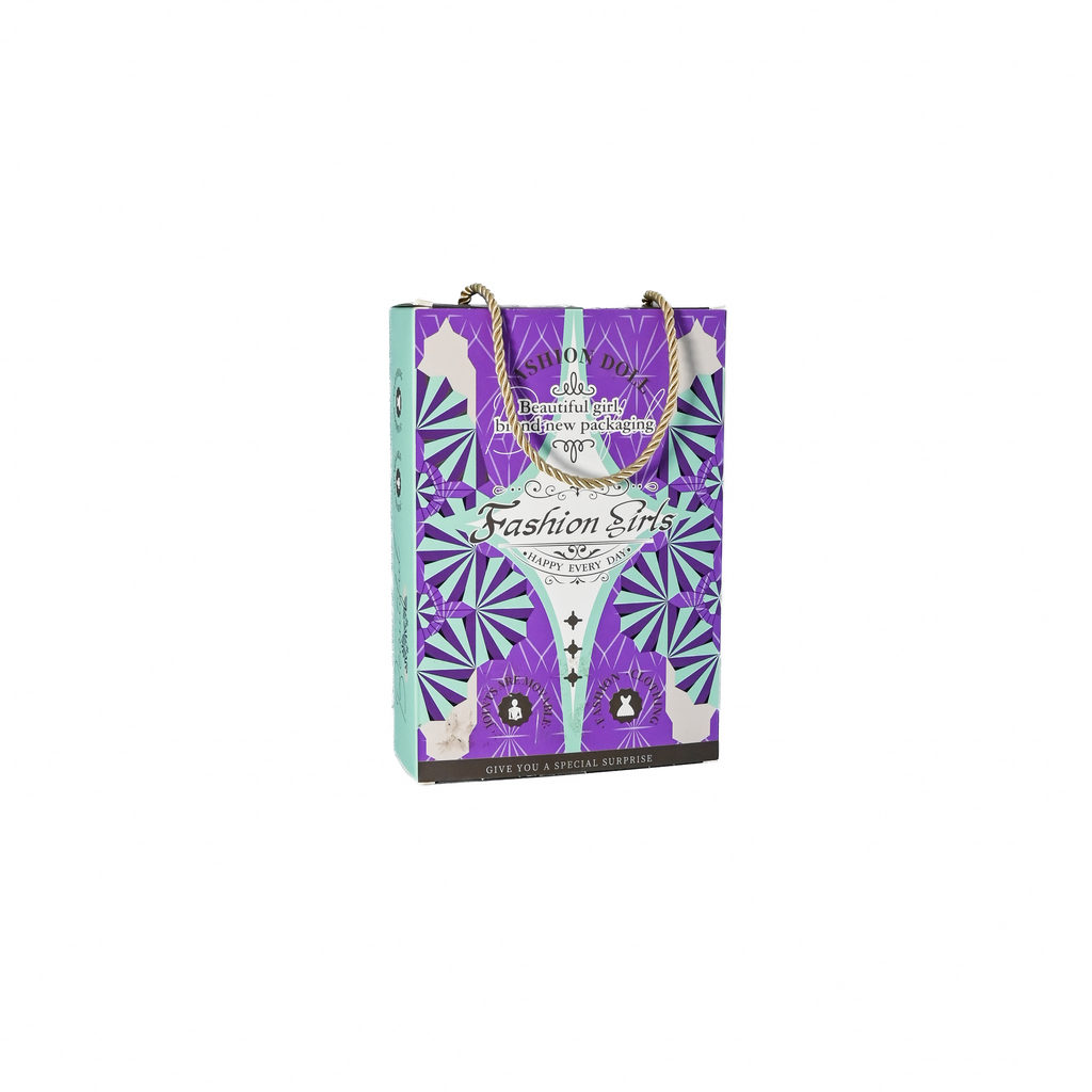 Fashion Girls Premium Doll with Movable Joints – 18-20cm Cute Dress-Up Doll (Gift Box Pack)