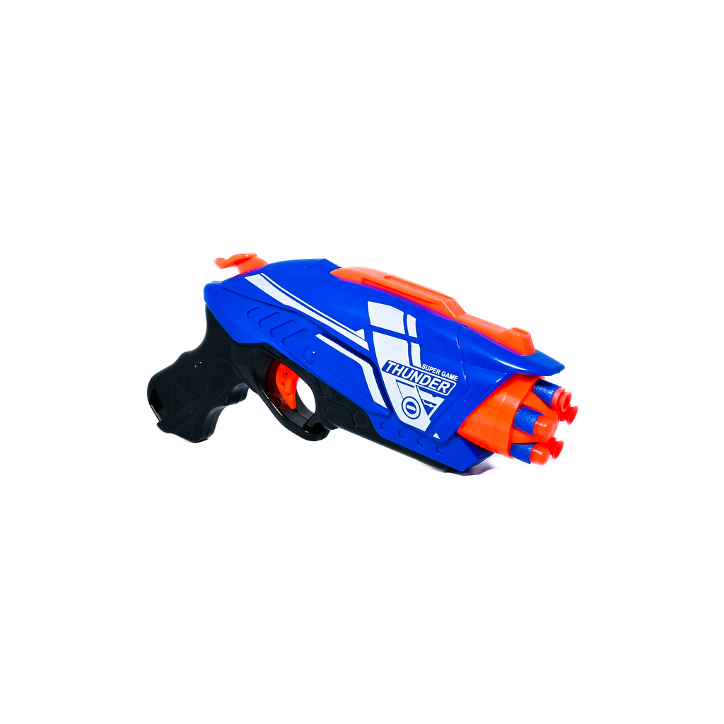 Thunder Super Game Dart Blaster Gun – 29cm Foam Dart Toy Gun with Sticky & Bump Darts