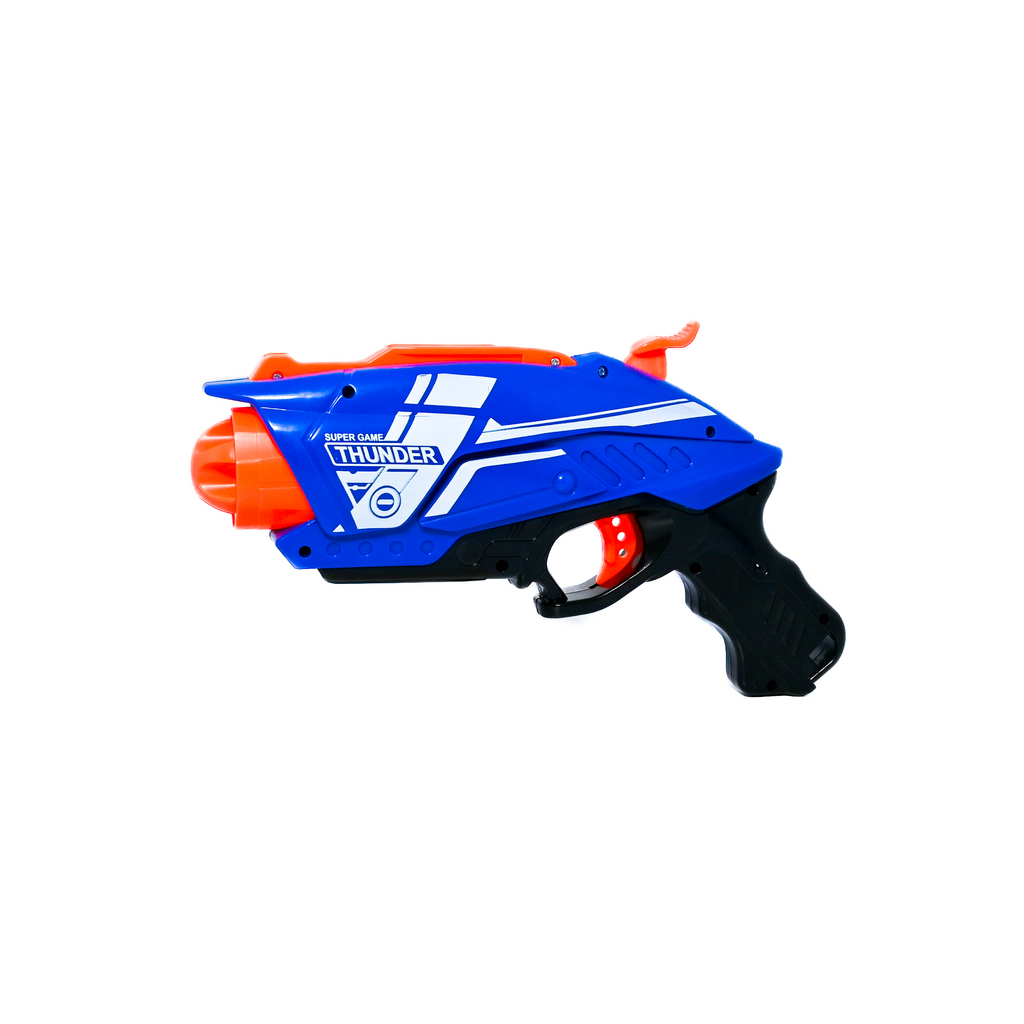 Thunder Super Game Dart Blaster Gun – 29cm Foam Dart Toy Gun with Sticky & Bump Darts