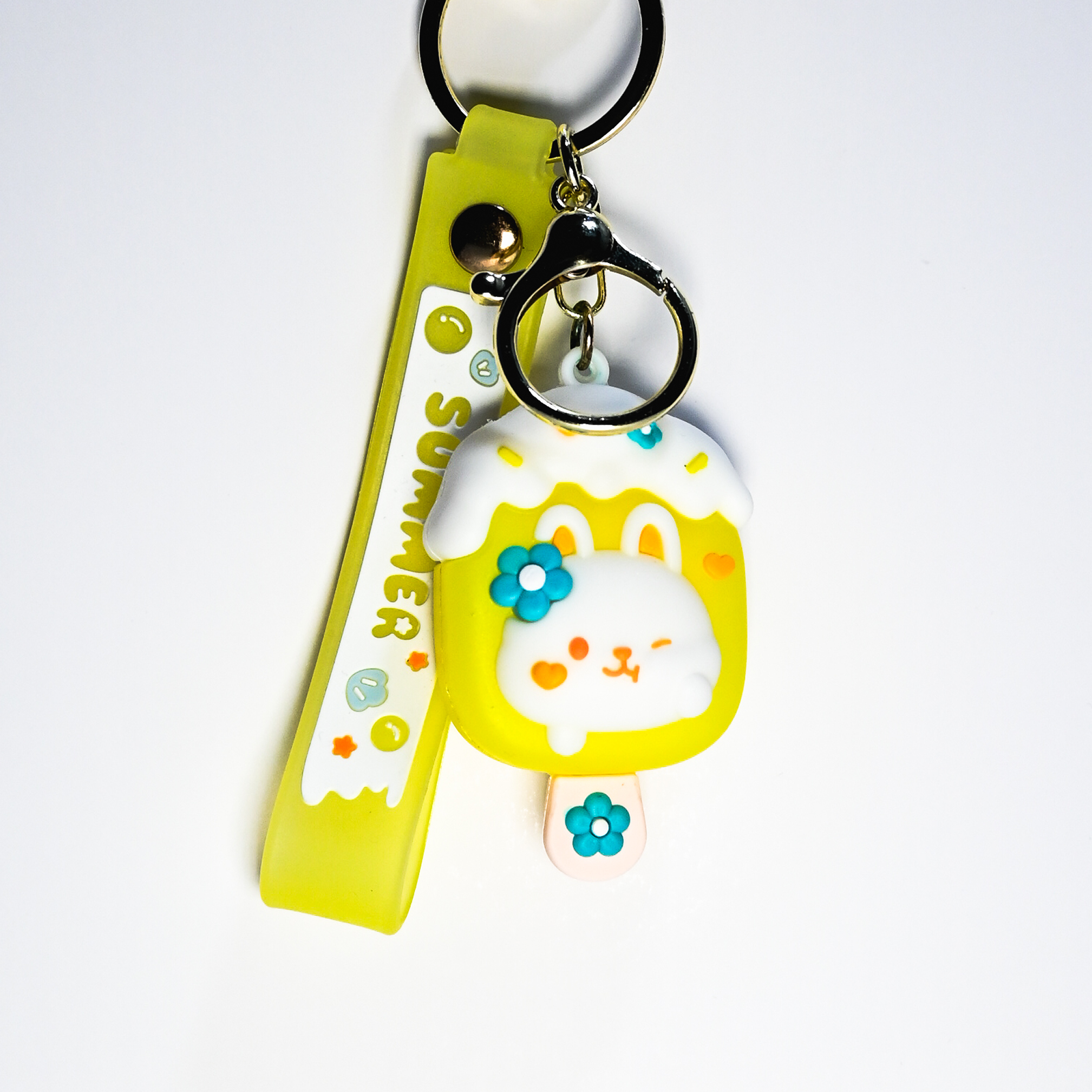 Fruit & Unicorn Keychains – Adorable Cartoon Charms