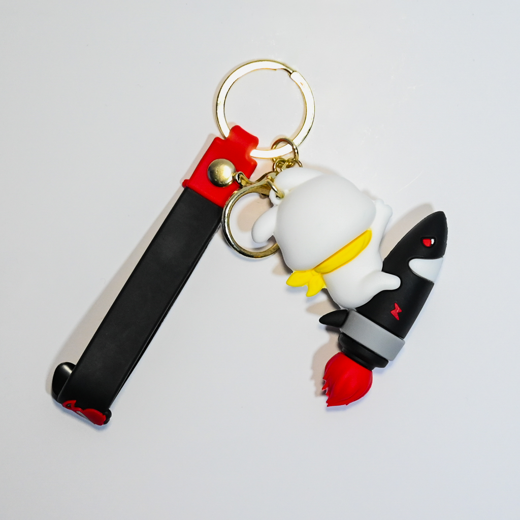 Cool Animal Character Keychains – Fun Cartoon PVC Charms