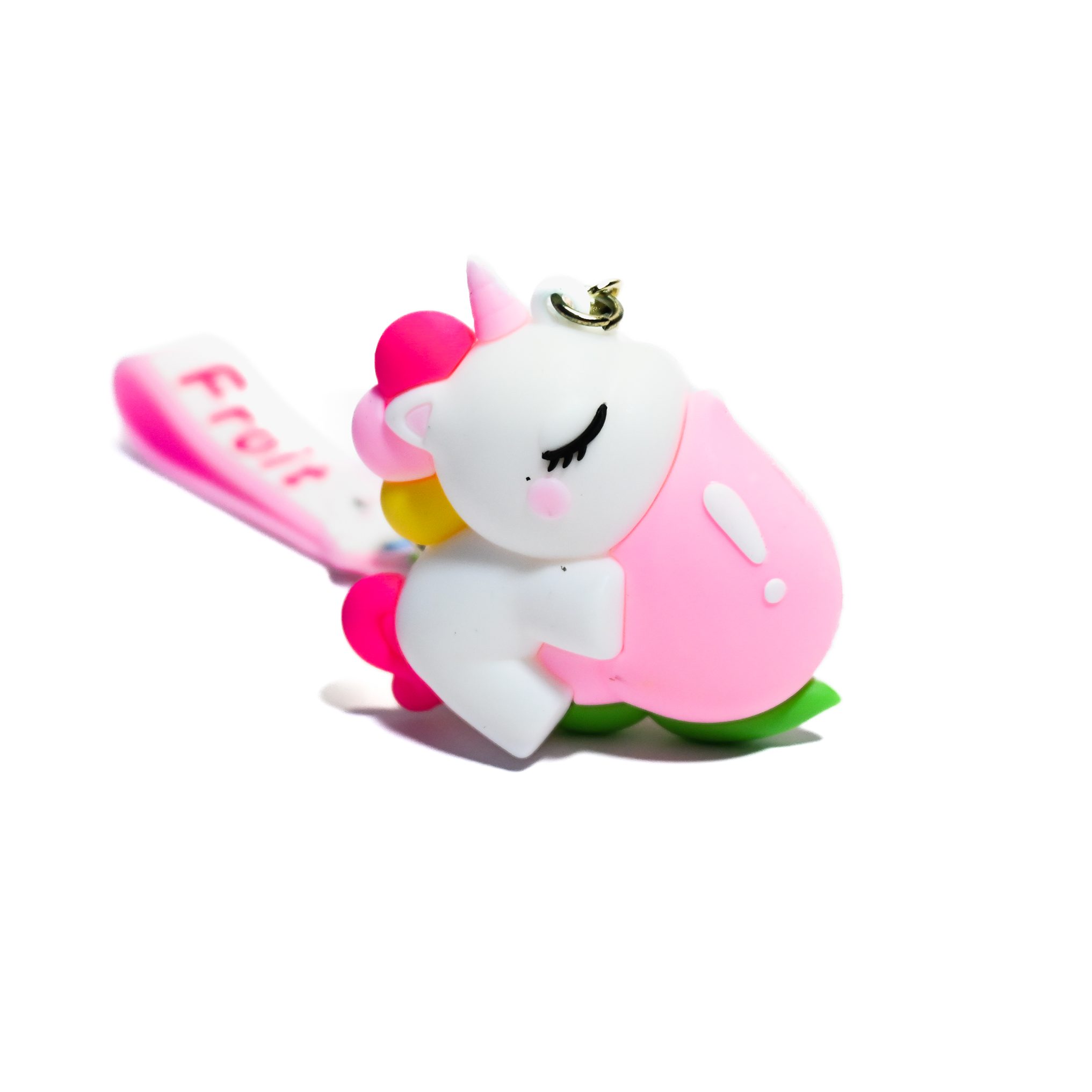 Fruit & Unicorn Keychains – Adorable Cartoon Charms