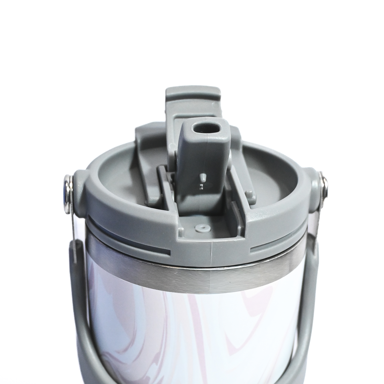 Marble Design Insulated Tumbler with Handle – 887ml