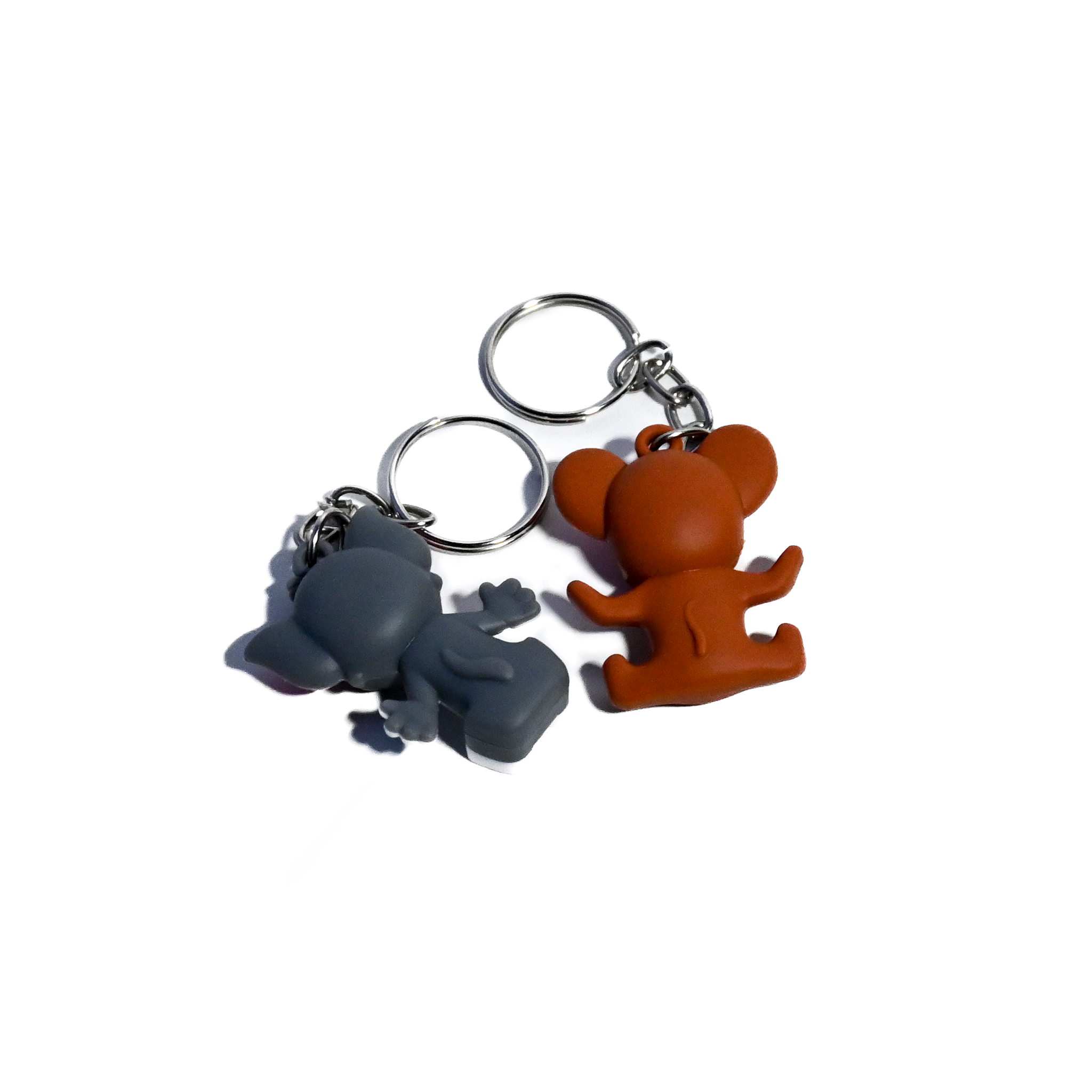 Cute Tom & Jerry-Inspired Double Keychain