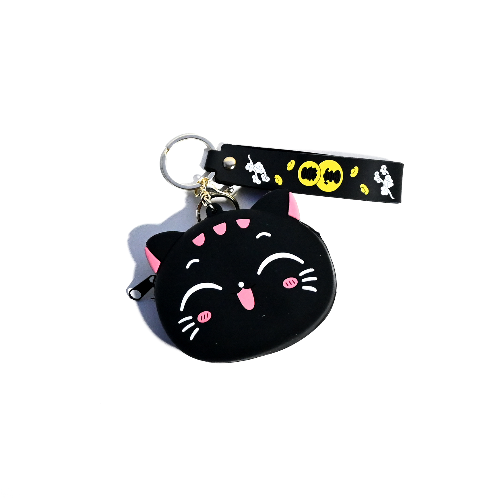 Cute Cartoon Character Coin Pouch Keychain | Mario, Kitty, Bunny & More – Soft Silicone Mini Wallet