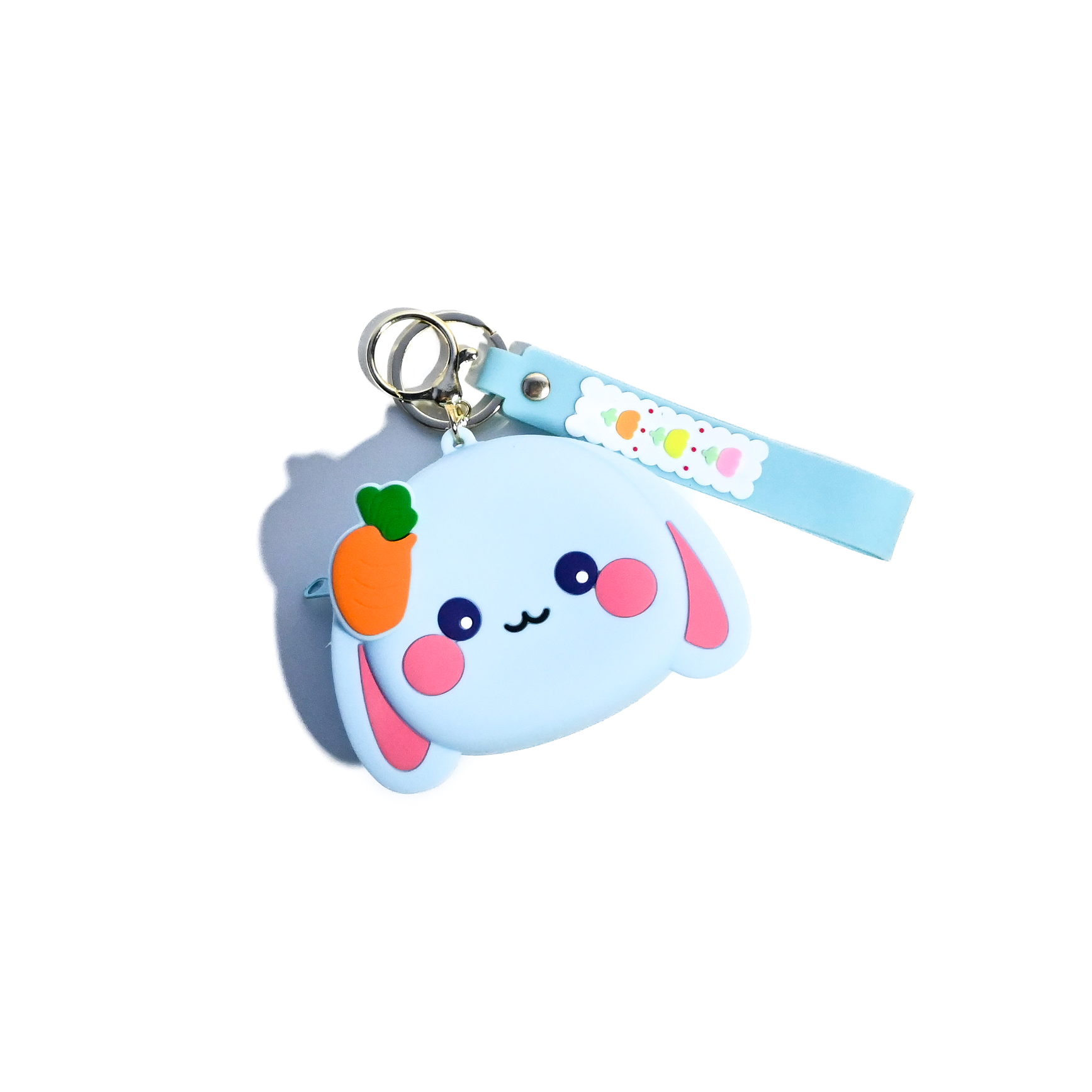 Cute Cartoon Character Coin Pouch Keychain | Mario, Kitty, Bunny & More – Soft Silicone Mini Wallet