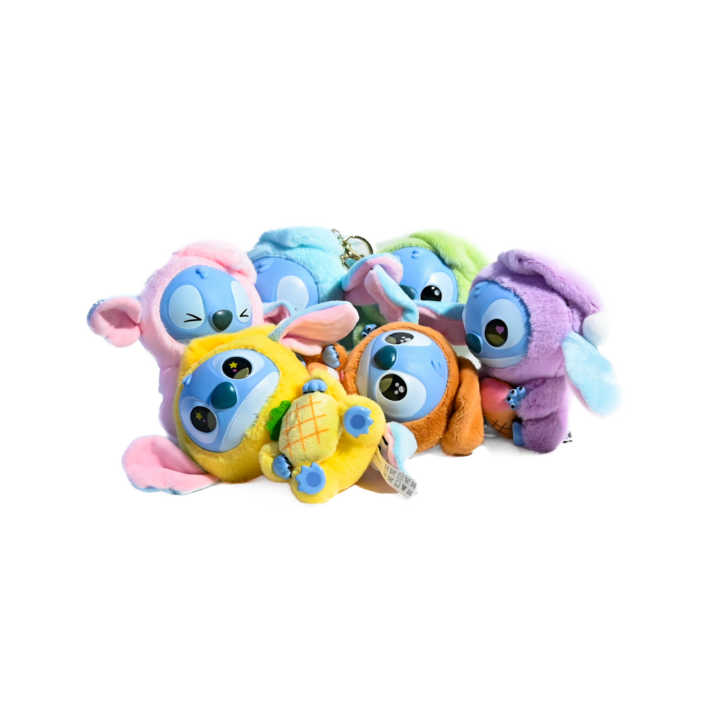 Cute Stitch Plush Keychain – 13cm Mini Plush