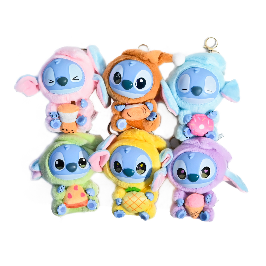 Cute Stitch Plush Keychain – 13cm Mini Plush