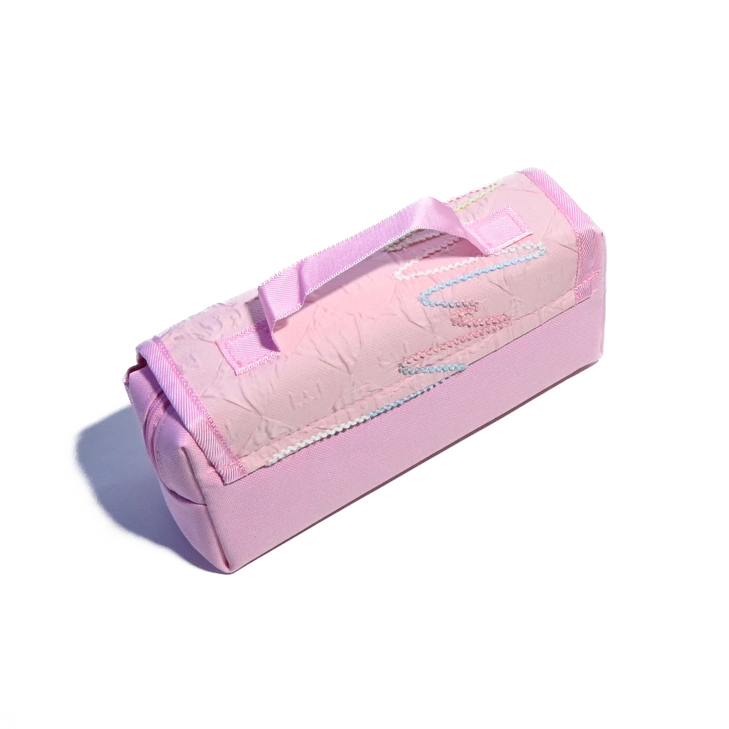 Cute Pink Bunny Kids Pencil Case – Multi-Compartment | Sweet Time Edition