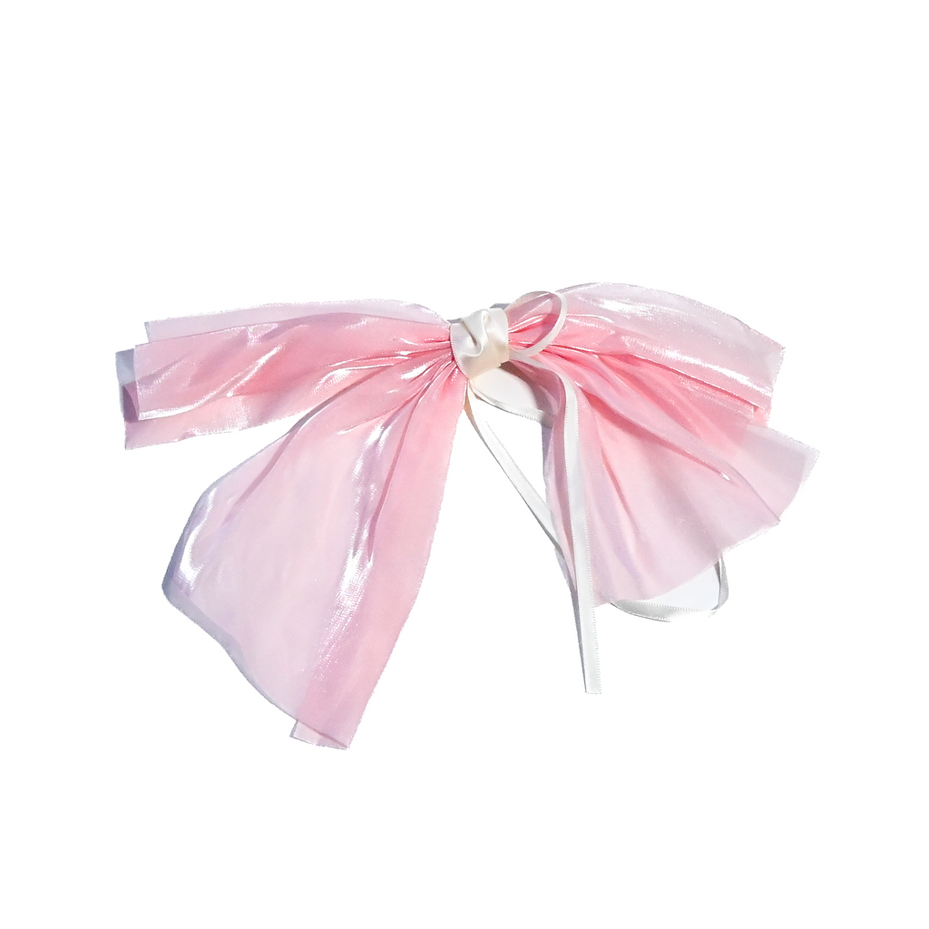 Sheer Bow Hair Clip – Assorted Colours