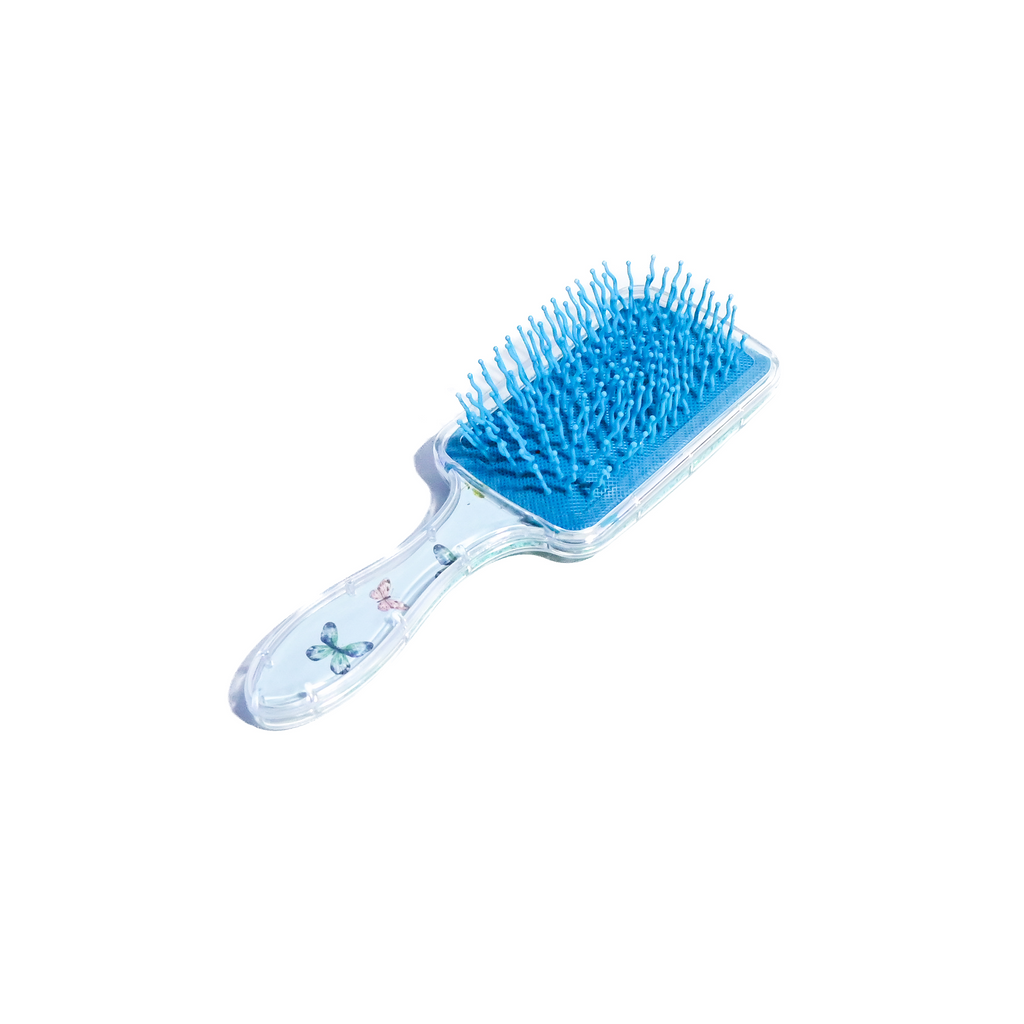 Butterfly Glitter Hair Brush – Assorted Colours