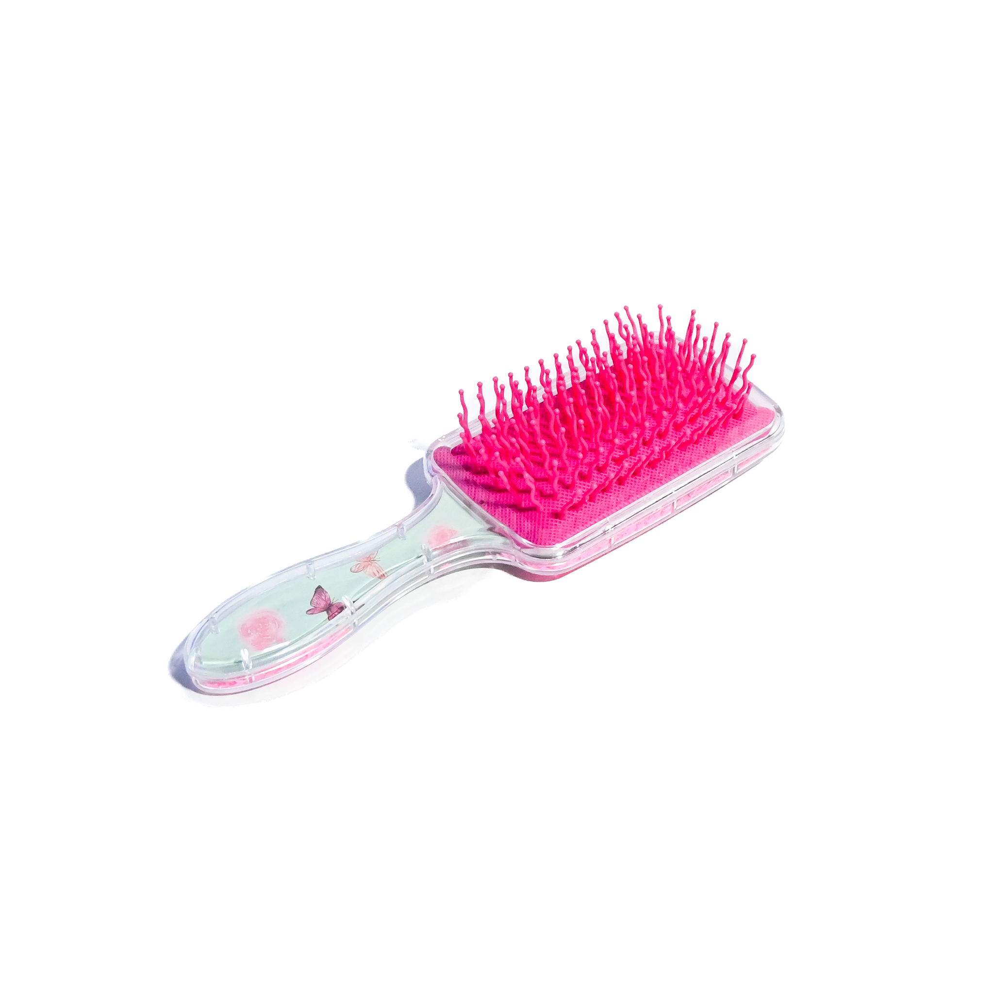 Butterfly Glitter Hair Brush – Assorted Colours
