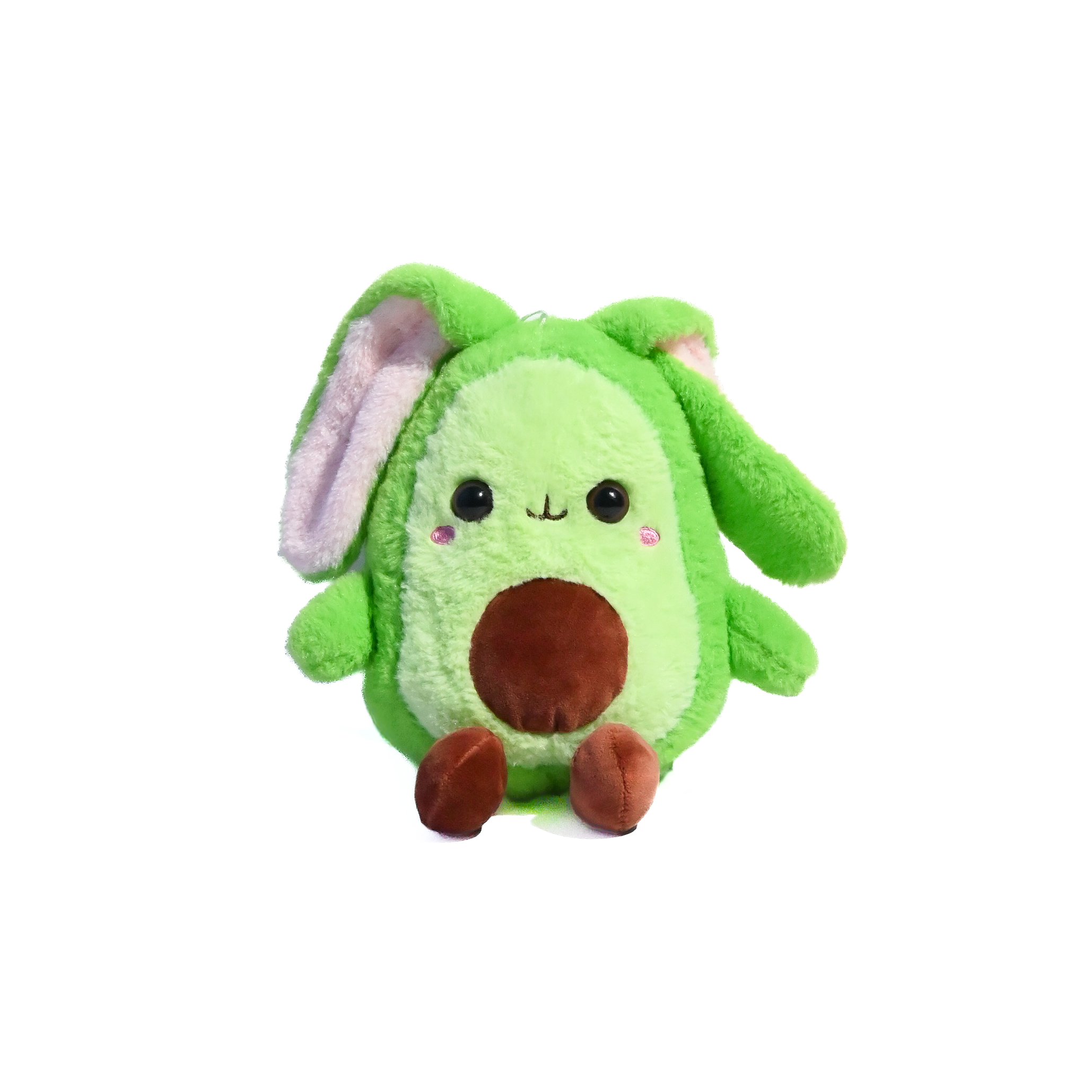 Cute Green Avocado Bunny Plush Toy – 10 Inch Standing Height | Soft & Cuddly