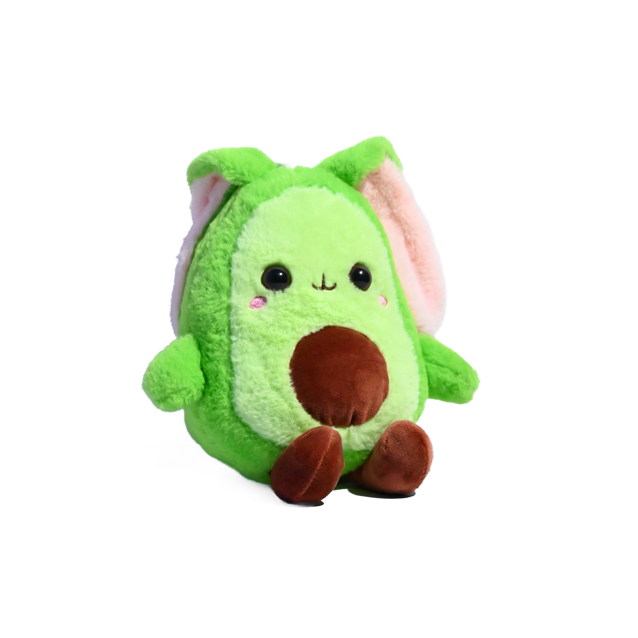 Cute Green Avocado Bunny Plush Toy – 10 Inch Standing Height | Soft & Cuddly