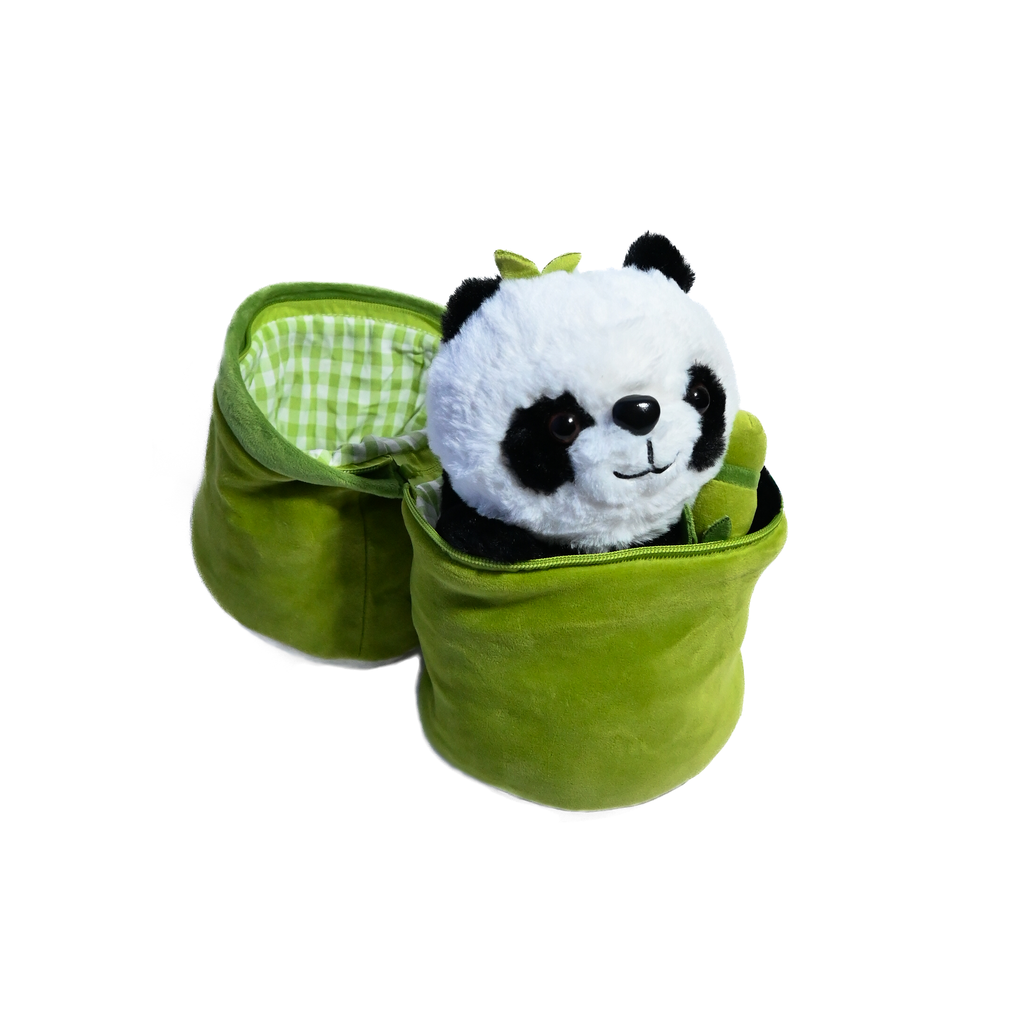 Panda in Standing Bamboo Plushie – 11 Inch Soft Stuffed Toy