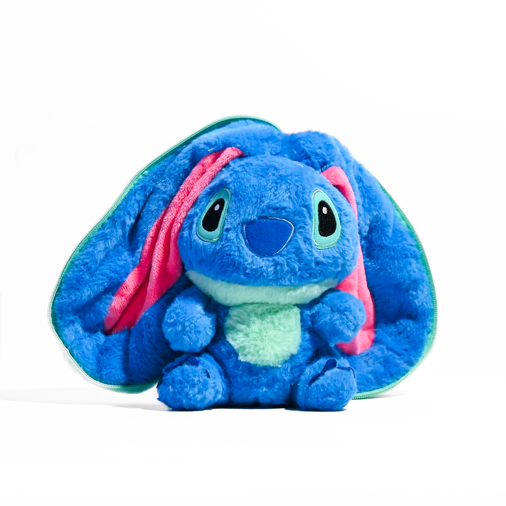Reversible Stitch Plushie – Zip-Up 2-in-1 Soft Toy | Cute Transforming Plush (7.5 Inch)