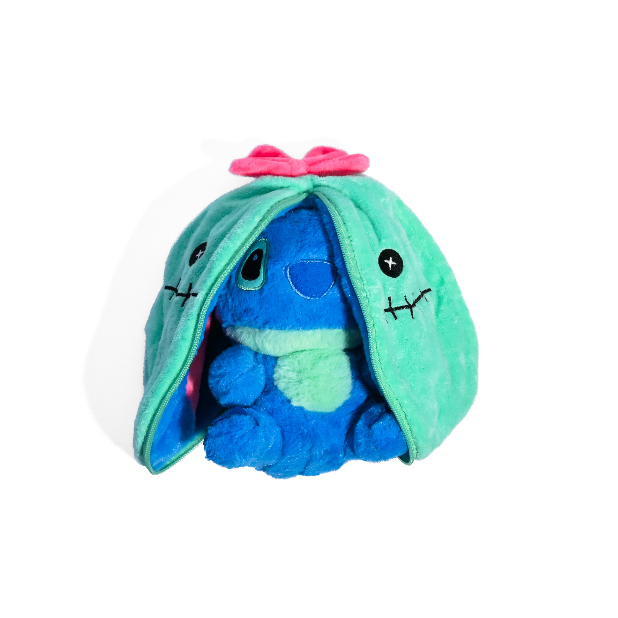 Reversible Stitch Plushie – Zip-Up 2-in-1 Soft Toy | Cute Transforming Plush (7.5 Inch)