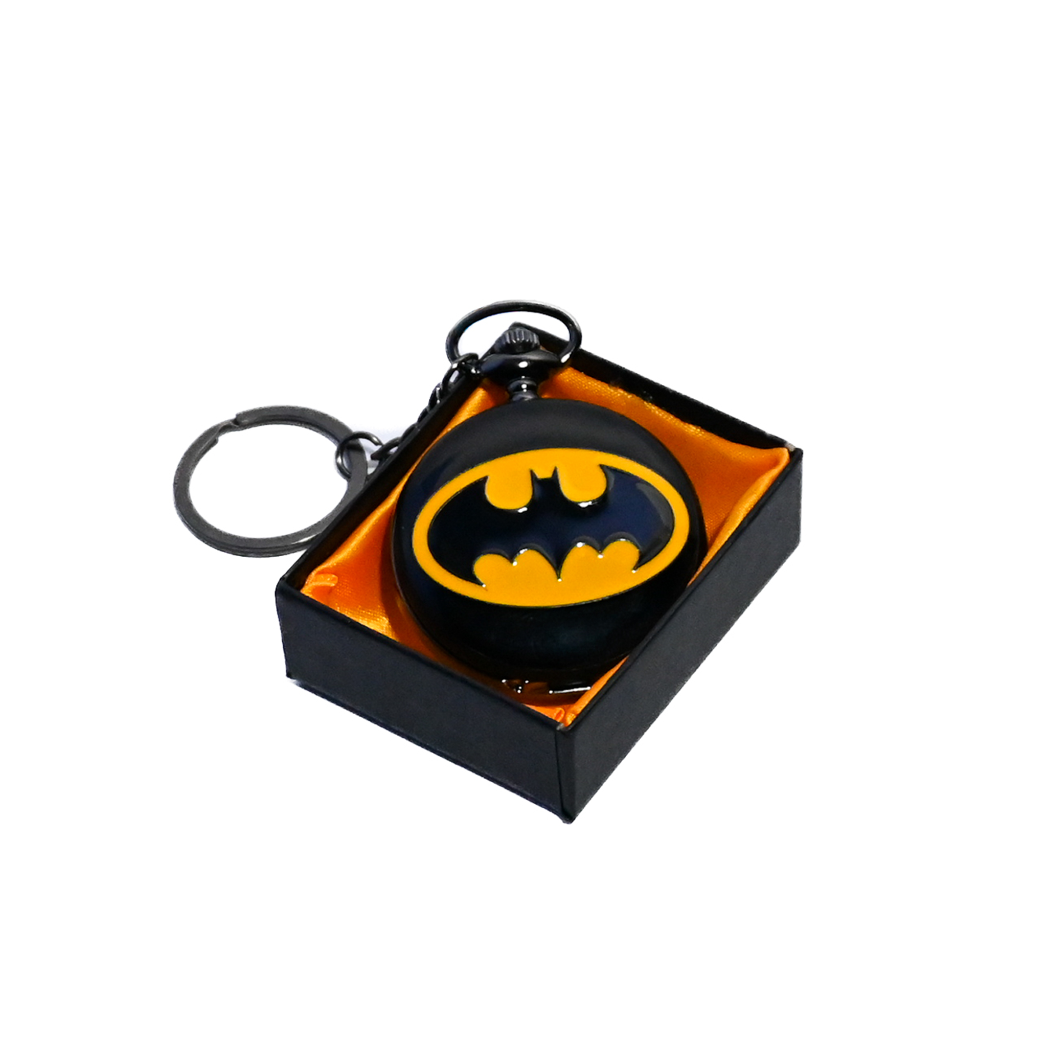 Batman Vintage Pocket Watch Keychain – 46g | 11cm – Gift Box Edition
