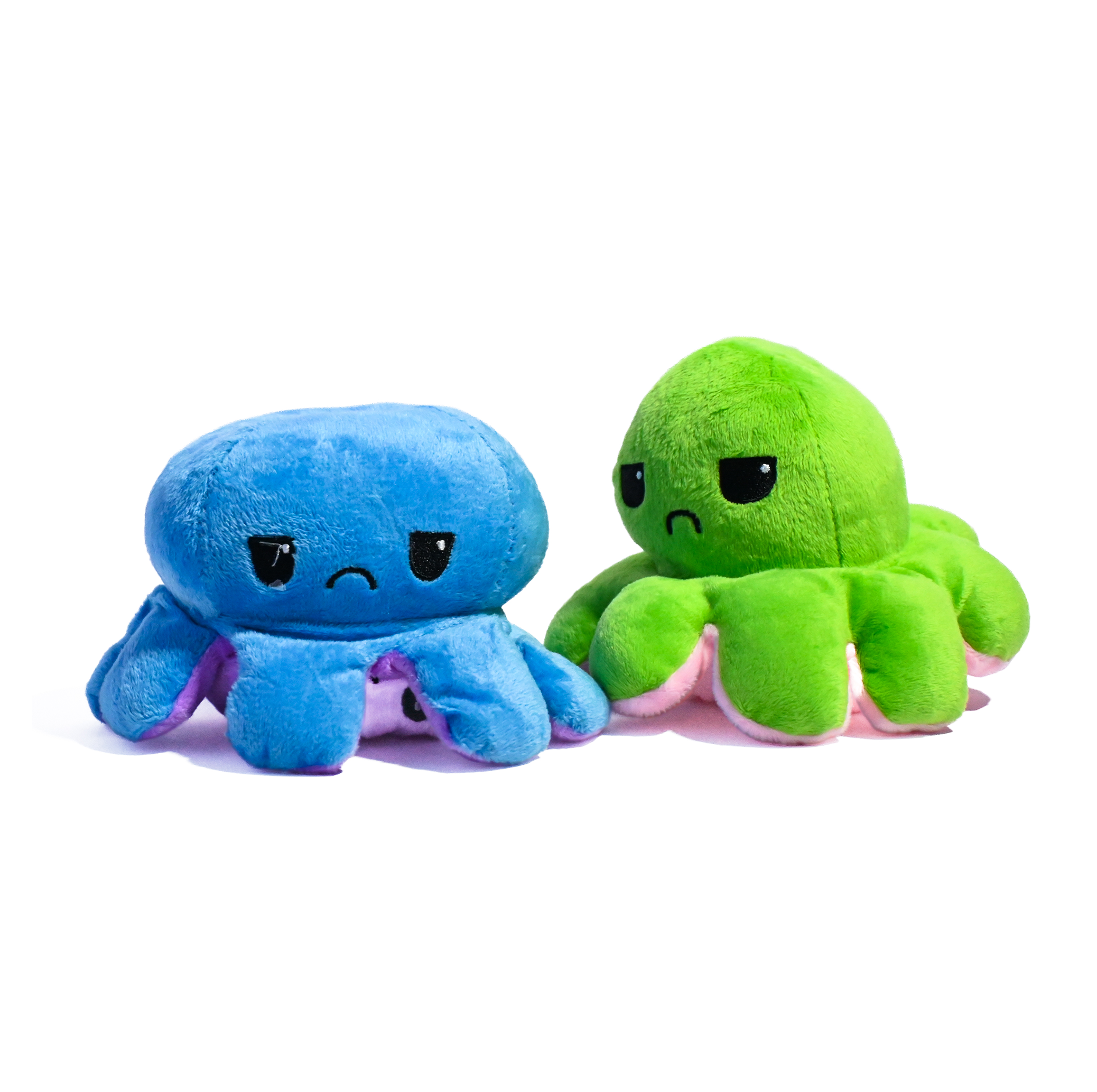 Reversible Mood Octopus Plush – 3.5 Inch Soft Two-Sided Toy