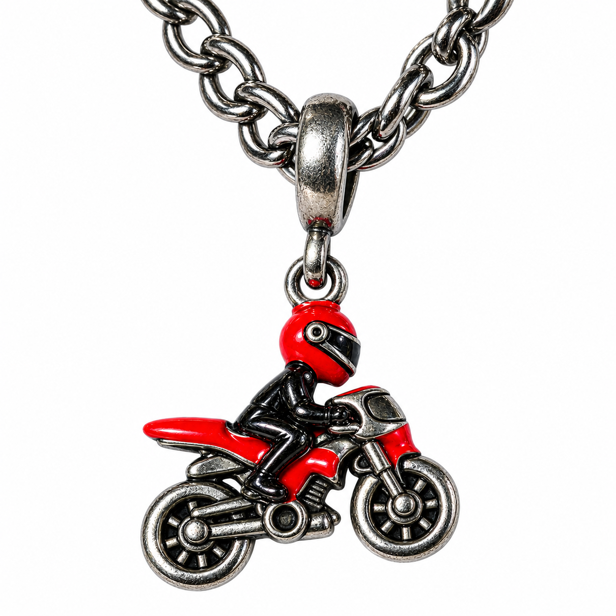 Alex and Ani x Hot Wheels® Edition Couple
Pendant Necklace Set - Scooter & Motorcycle |
60cm Chain