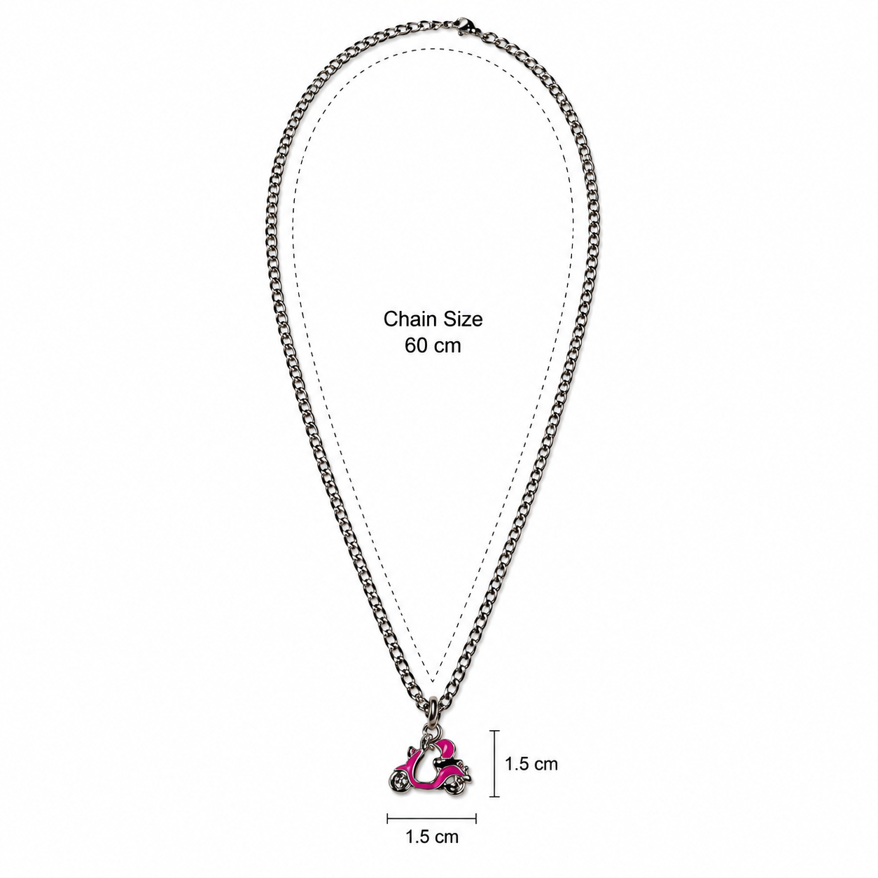 Alex and Ani x Hot Wheels® Edition Couple
Pendant Necklace Set - Scooter & Motorcycle |
60cm Chain