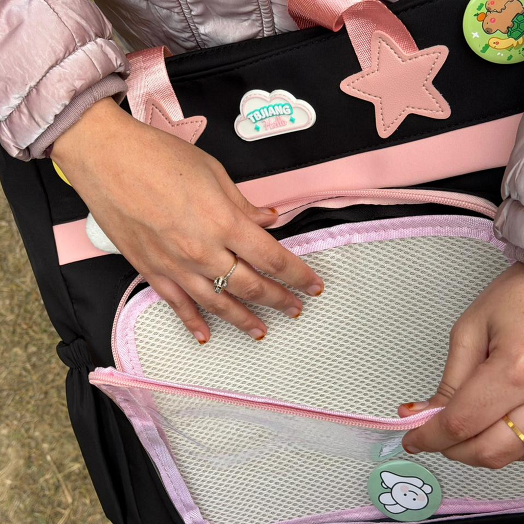 Kawaii Pastel Tote College Bag | Cute Shoulder Bag