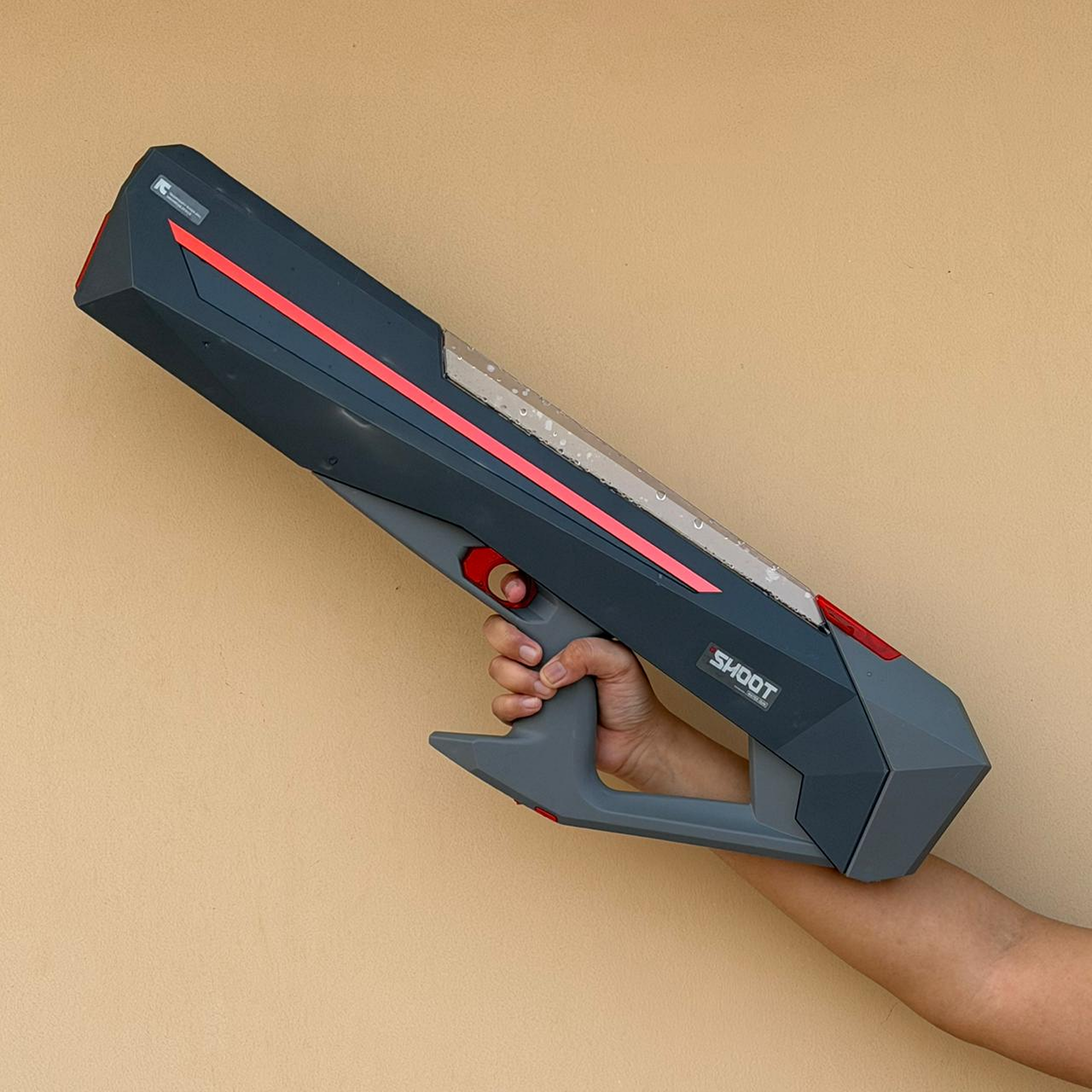 Electric Automatic Water Gun Blaster – Long Range Burst Shot | 800ml High Capacity Water Shooter (60cm)