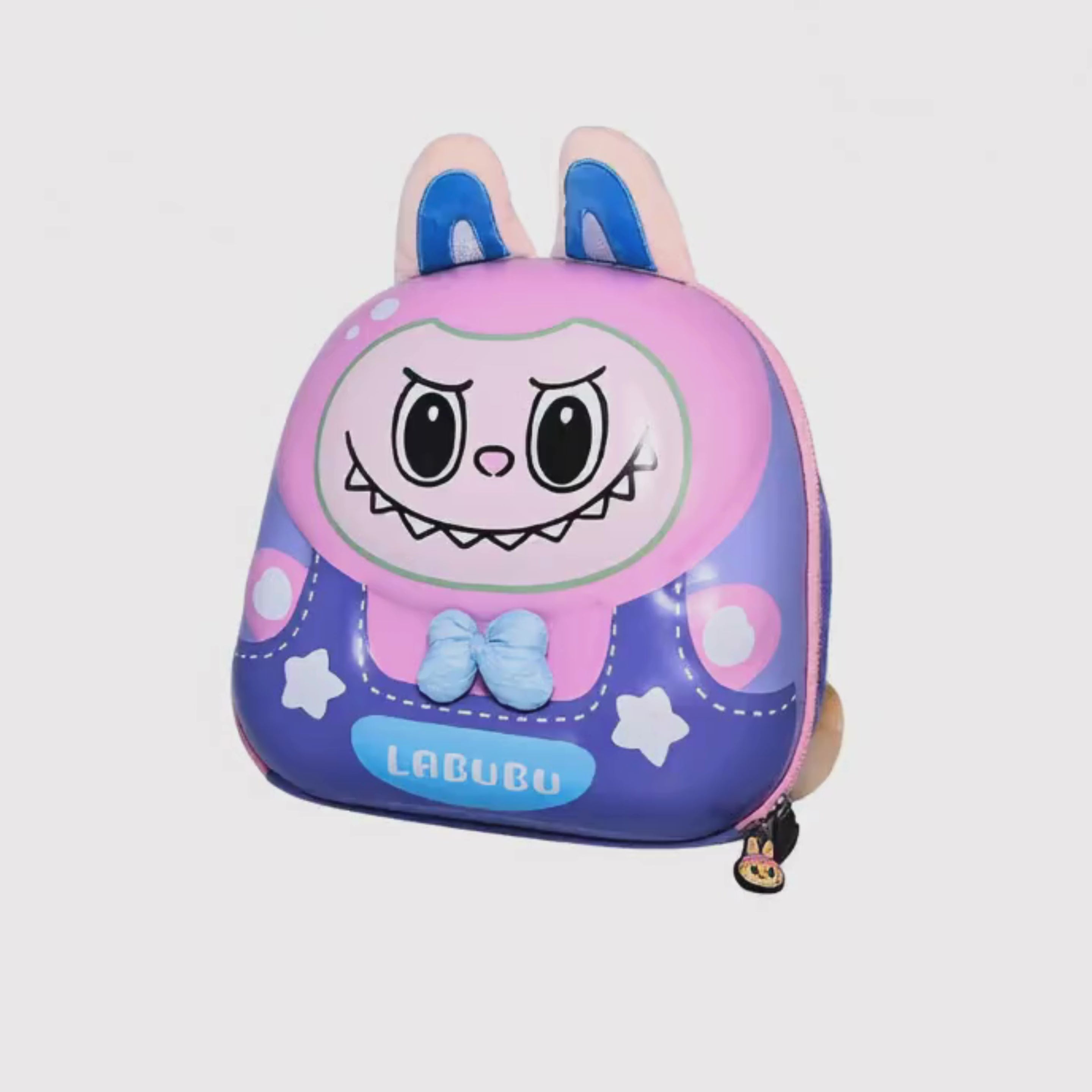 Labubu Kindergarten Backpack | Cute Hard Shell Kids School Bag (32 cm)
