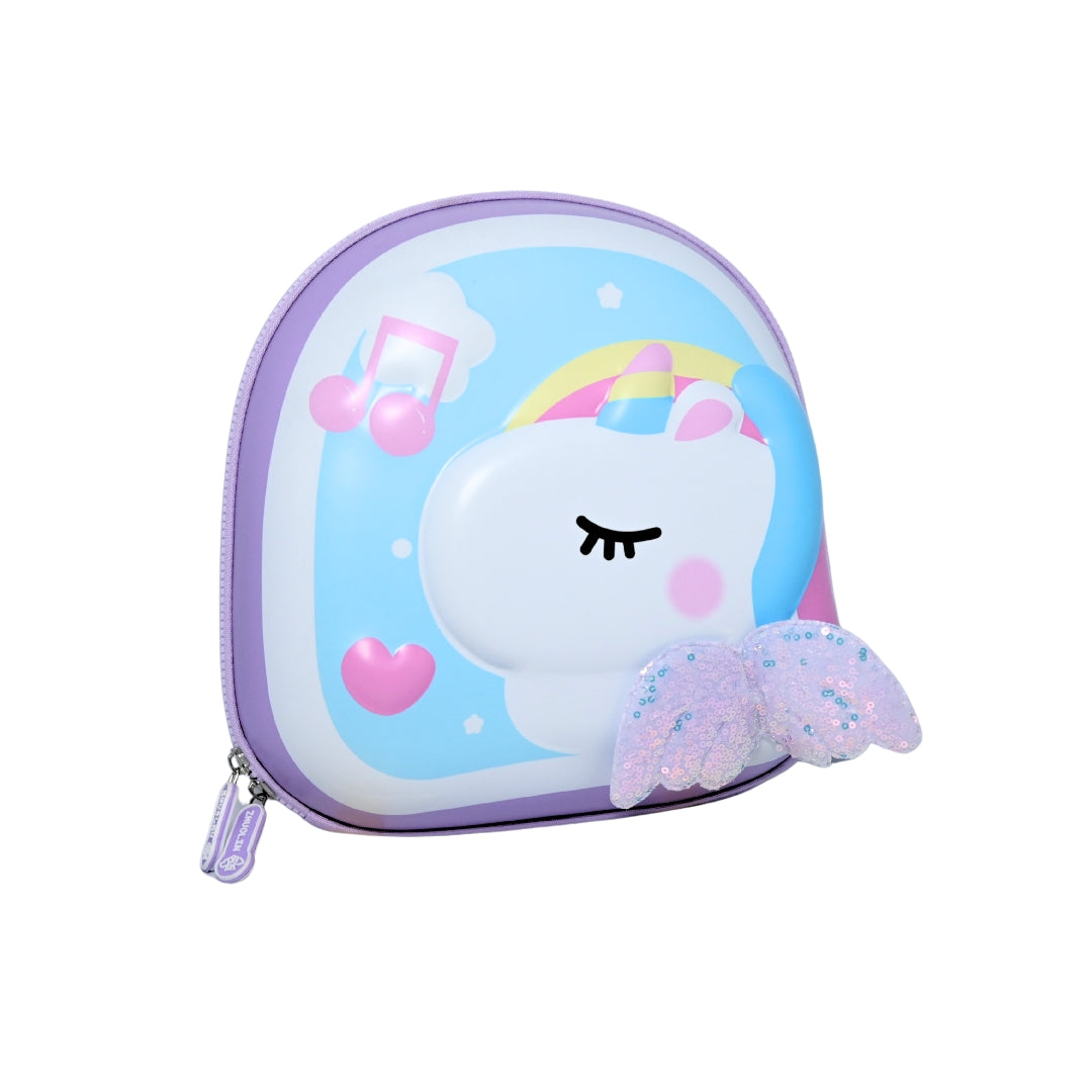 Unicorn Kindergarten Backpack | Cute Hard Shell Kids School Bag (27 cm
